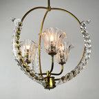 Murano chandelier by Ercole Barovier Barovier & Toso, Italy 1930s