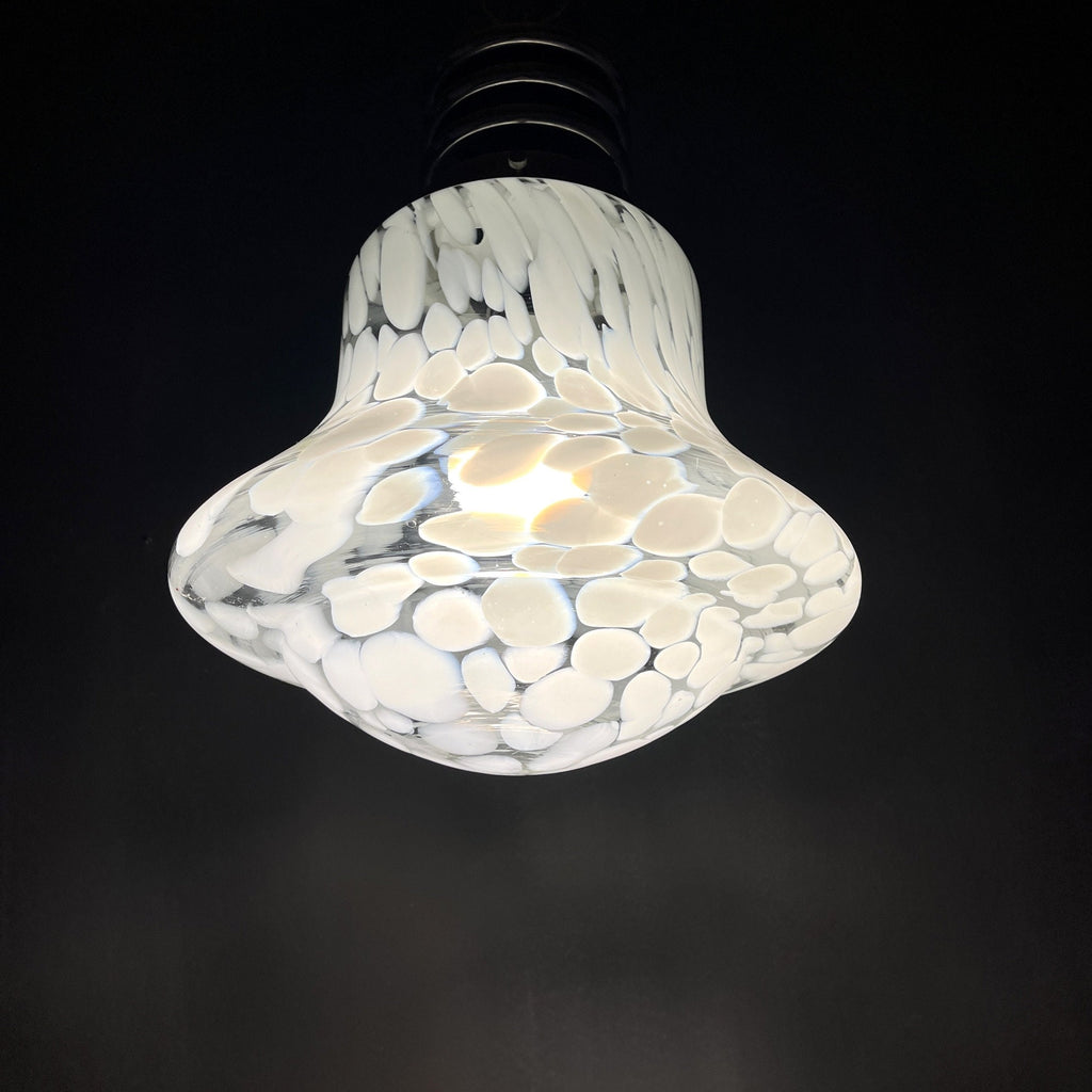 Carlo Nason Murano Glass Pendant Lamp: Mid-Century Modern Mazzega Lighting
