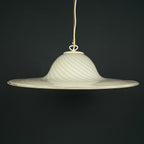 Swirl Murano Glass Pendant Lamp: Mid-Century Italian Lighting