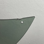 Veca Italian Chandelier: Mid-Century Smoked Glass Pendant Lamp