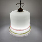 Vintage murano pendant lamp Italy 1970s Space age Retro lighting