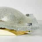 Vintage murano wall lamp, Italy 1970s MCM murano sconce