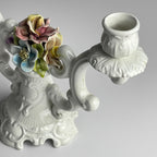 Vintage ceramic candleholder by Bassano, Italy, 1970s