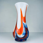 Carlo Moretti Murano Glass Vase: Hand-Cut Italian Art, 1970s