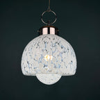 Vintage Murano Glass Mushroom Pendant Lamp: Carlo Nason Mazzega, Italy 1960s