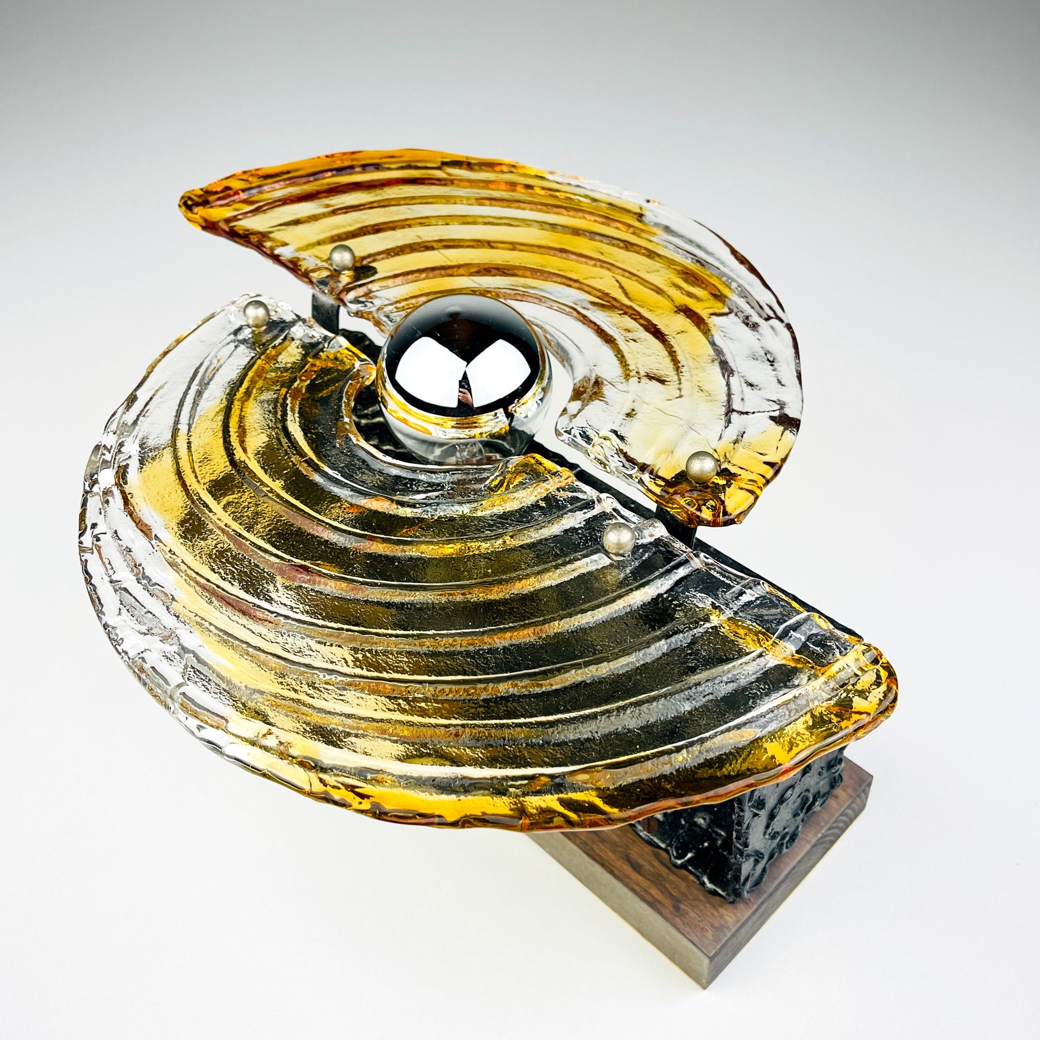 Vintage wall lamp Brutalist, Italy 1970s, Mid-century home decor