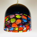 Vintage Murano Glass Pendant Lamp by Toso & Massari for Leucos, 1971