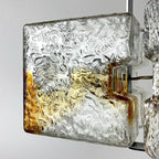 Toni Zuccheri Murano Glass Cube Chandelier for VeArt, 1970s