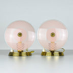 Vintage Italian Table Lamps: Mid-Century Modern Space Age UFO Lights