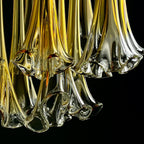 Original Murano chandelier Calla Lily by Venini, Italy 1960s