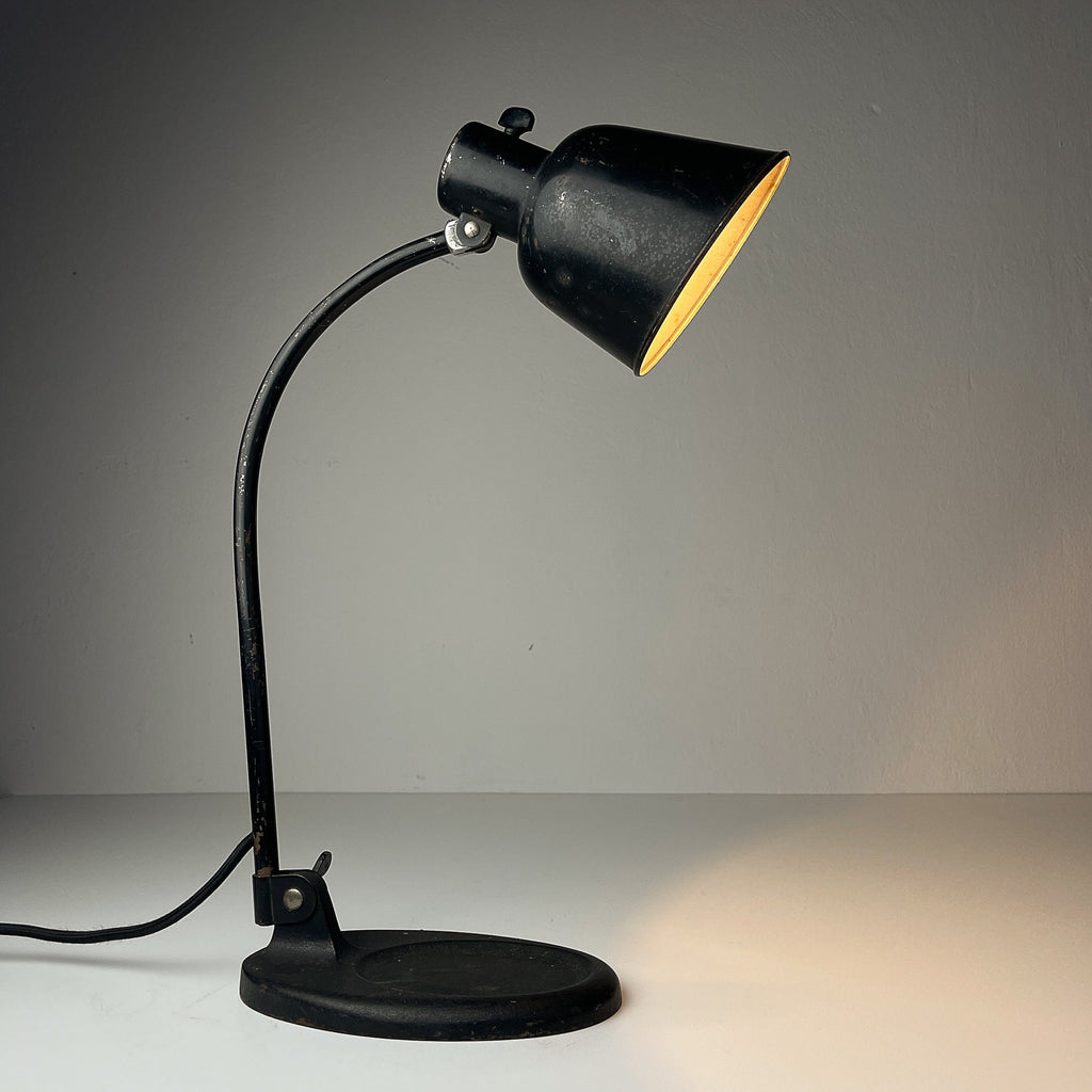 Vintage Bauhaus Desk Lamp: Christian Dell Matador, 1930s Industrial Design