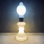 Vintage Murano Glass Floor Lamp: BIRILLO by Carlo Nason, 1960s Italian Design