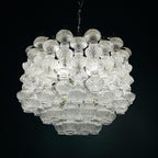 Murano chandelier by Flavio Poli for Seguso, Italy, 1960s