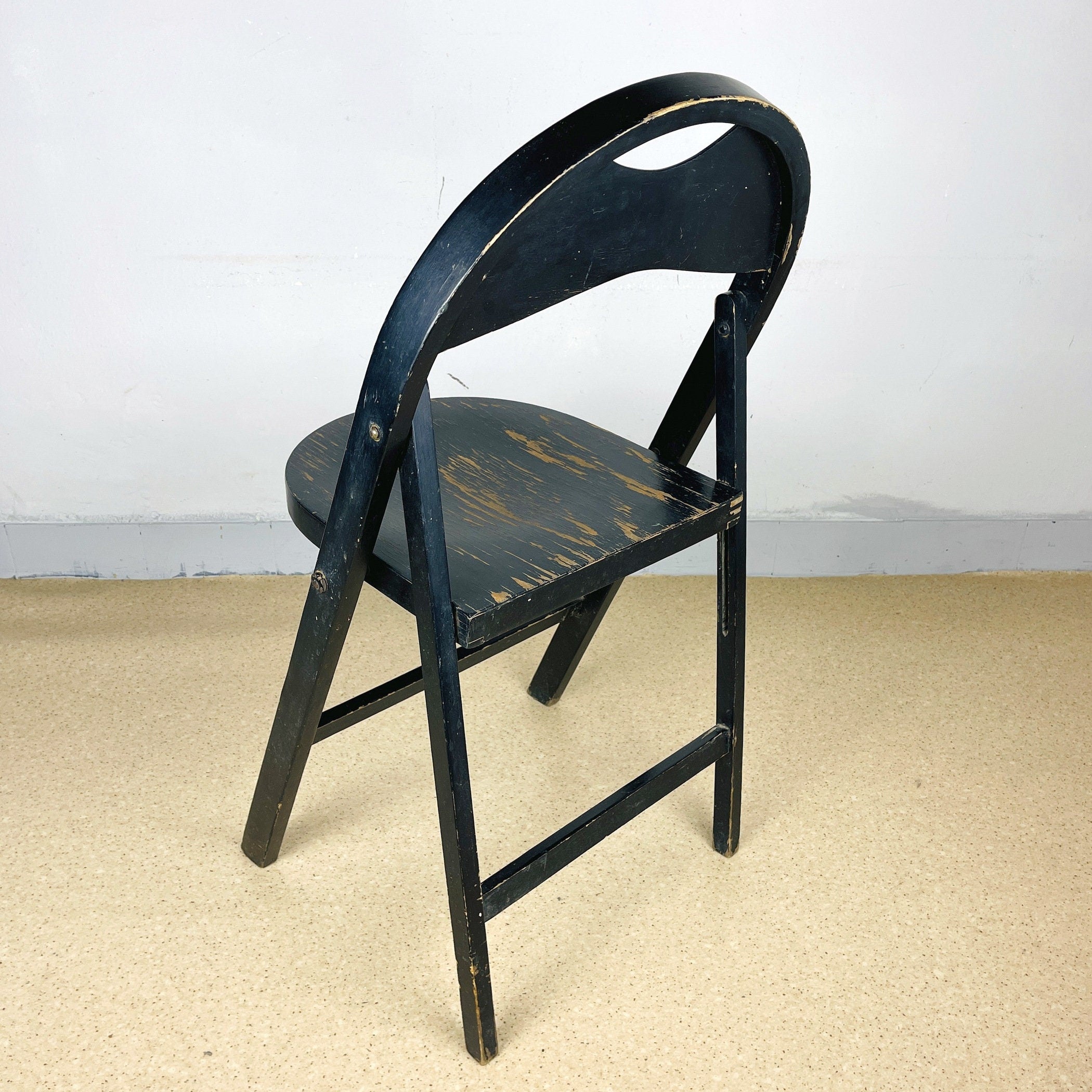Folding chairs Tric by Achille and Pier Giacomo Castiglioni for BBB Emmebonacina Italy 1970s
