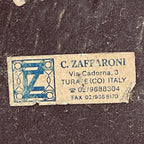 Retro black desk lamp by C. Zaffaroni, Turate (Como), Italy 1980s, retro home office