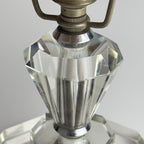 Vintage glasses table lamps, Set of 2, Italy 1950s