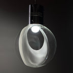 Vintage pendant lamp Membrane by Toni Zuccheri for Venini, Italy 1960s