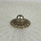 Vintage ice murano glass ceiling lamp Italy 1980s Flush Mount Light