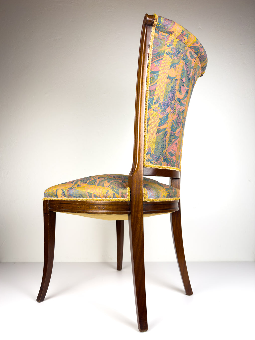 Vintage dining chairs, Set of 4, Italy 1950s