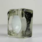 Vintage murano glass ashtray by Alfredo Barbini, Italy 1980s