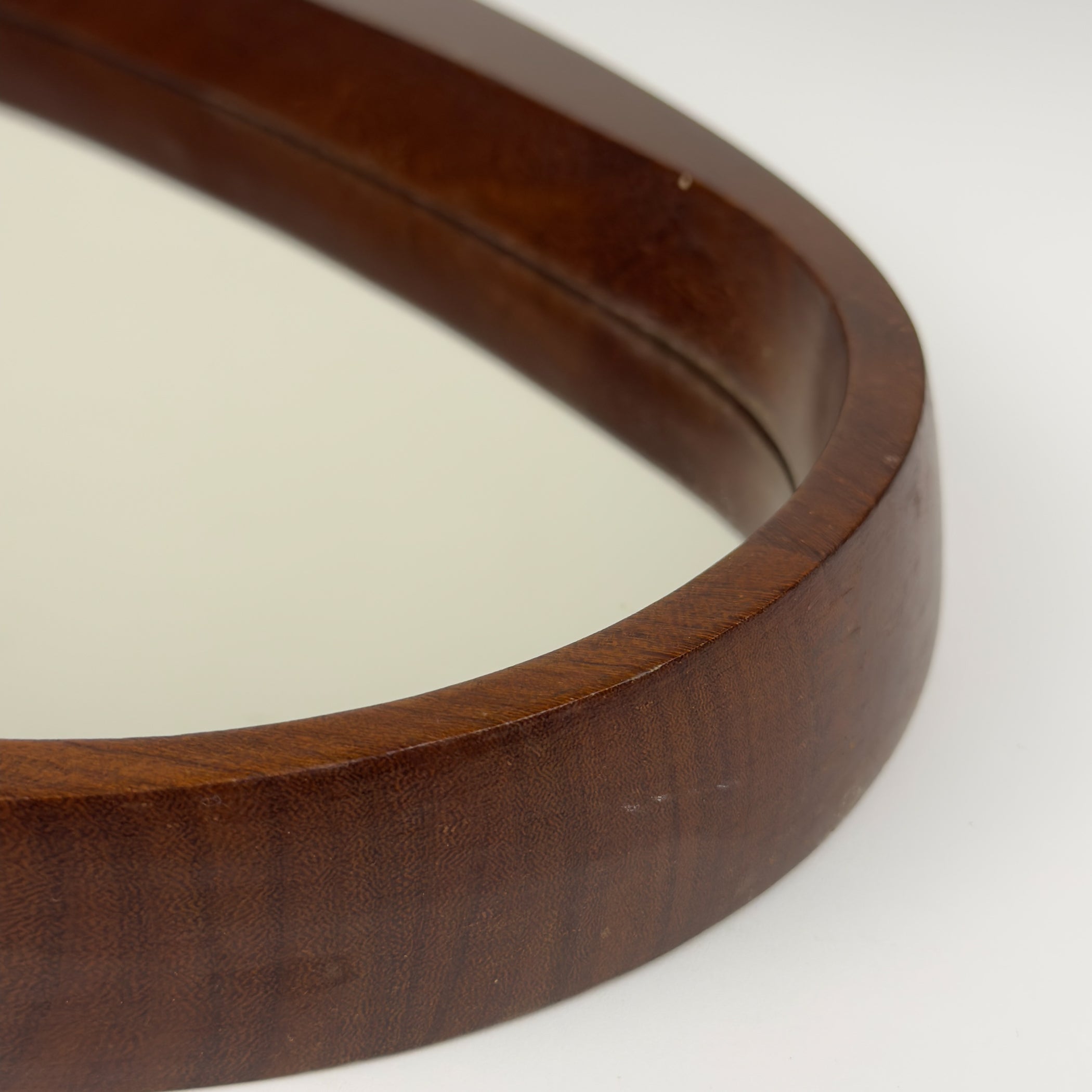 Mid-century Wall Mirror with Teak, Italy 1960s