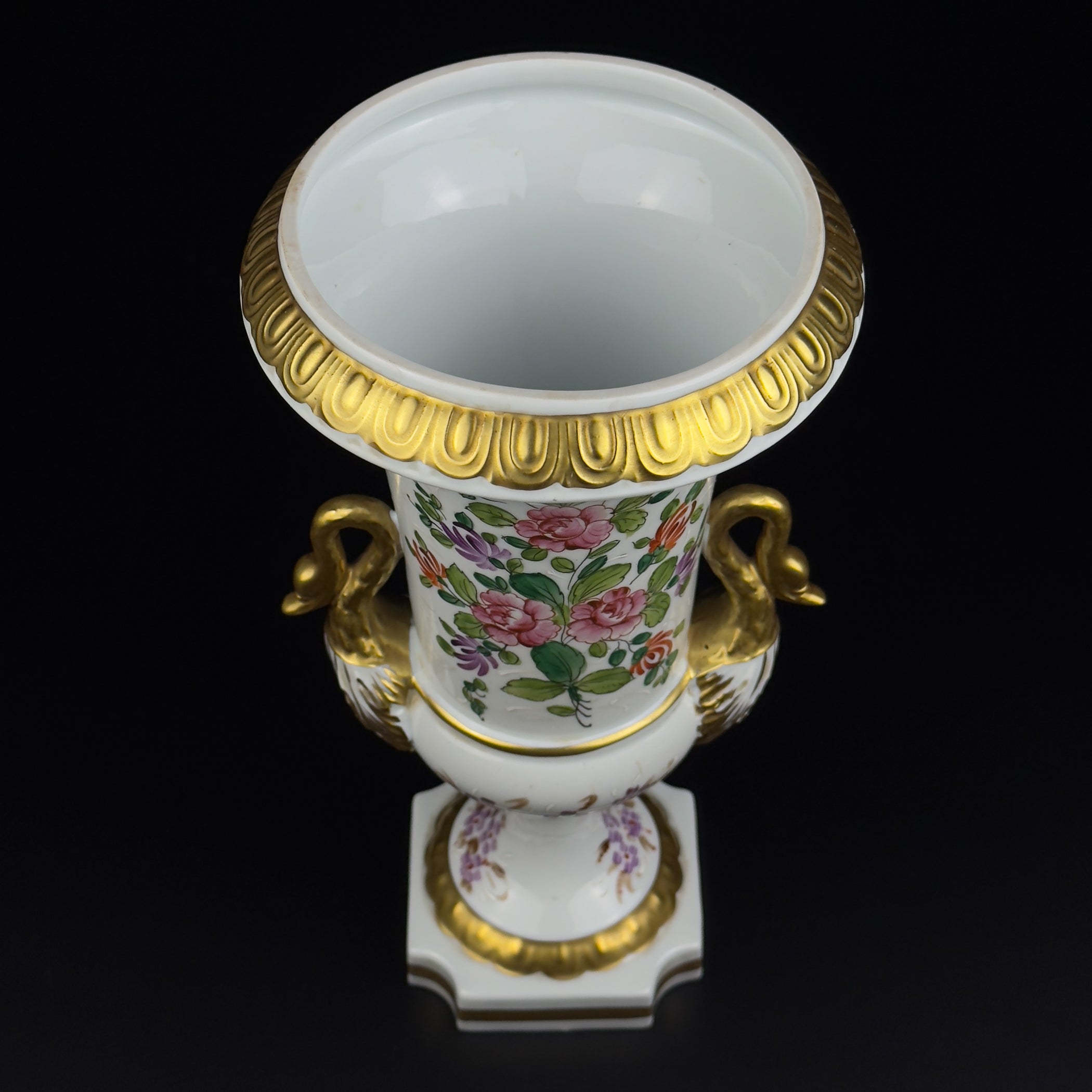 Vintage porcelain vase in the style of "Old Paris", China, Mid-20th Century