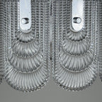 Vintage large crystal chandelier by Kaiser Leuchten, Germany 1960s