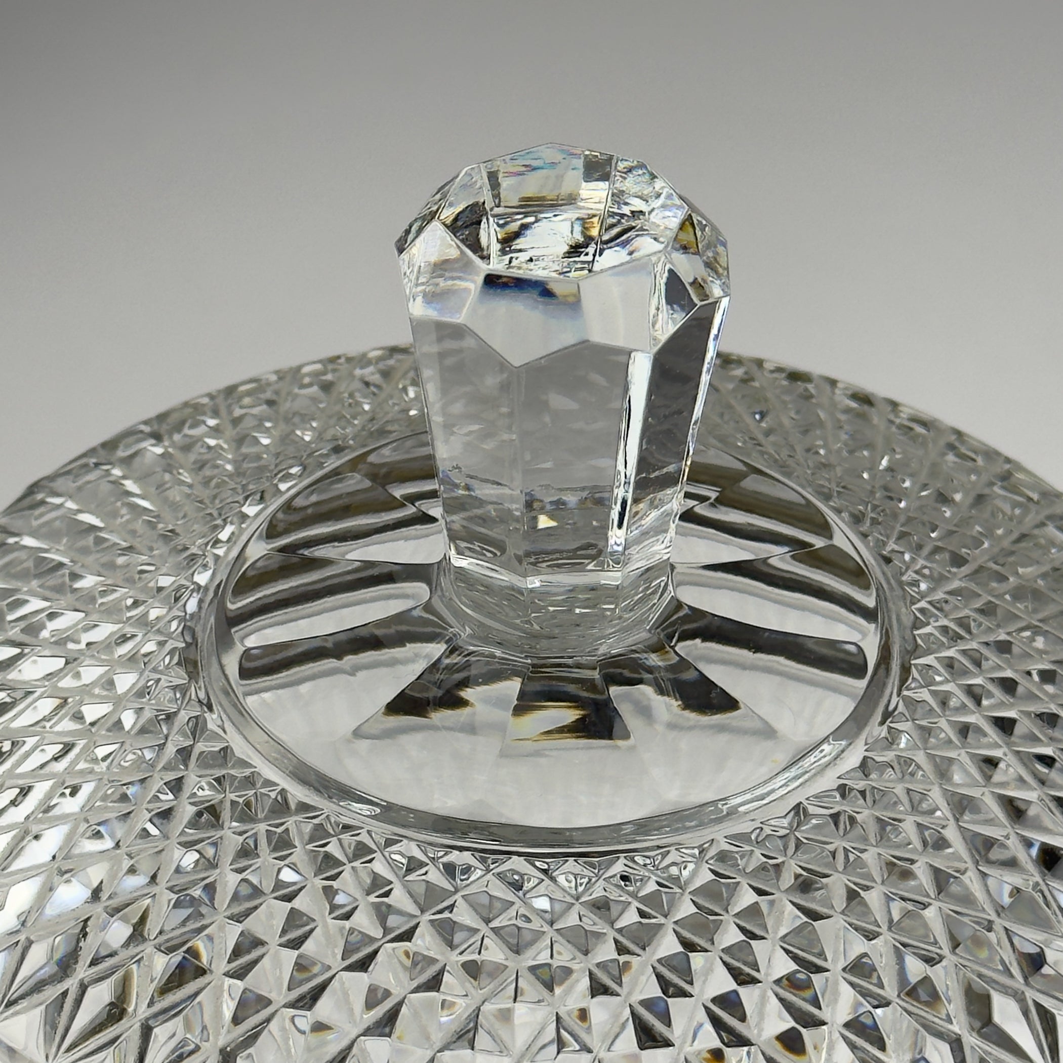 Antique glass bowl with bronze base, Italy 1920s