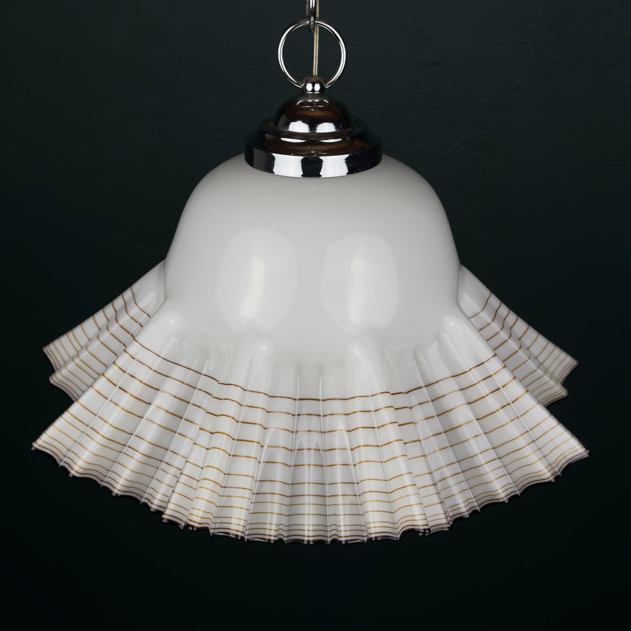Vintage Murano pendant lamp by Vetreria De Majo, Italy 1970s