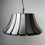 Vintage metal pendant lamp by Elio Martinelli for Martinelli Luce, Italy 1960s