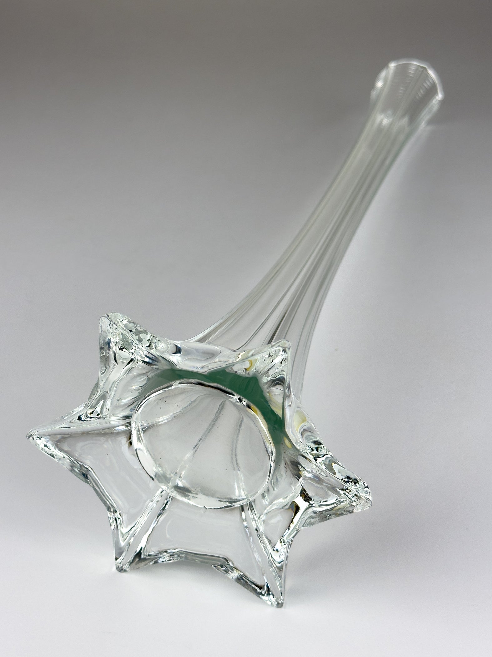 Large Crystal vase by Bohemia Crystalex, Czech Republic, 1990s