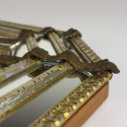 Vintage Octagonal Murano Mirror, Italy 1950s