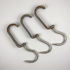 Vintage Iron Steel Butchers Hook, Austria 1970s