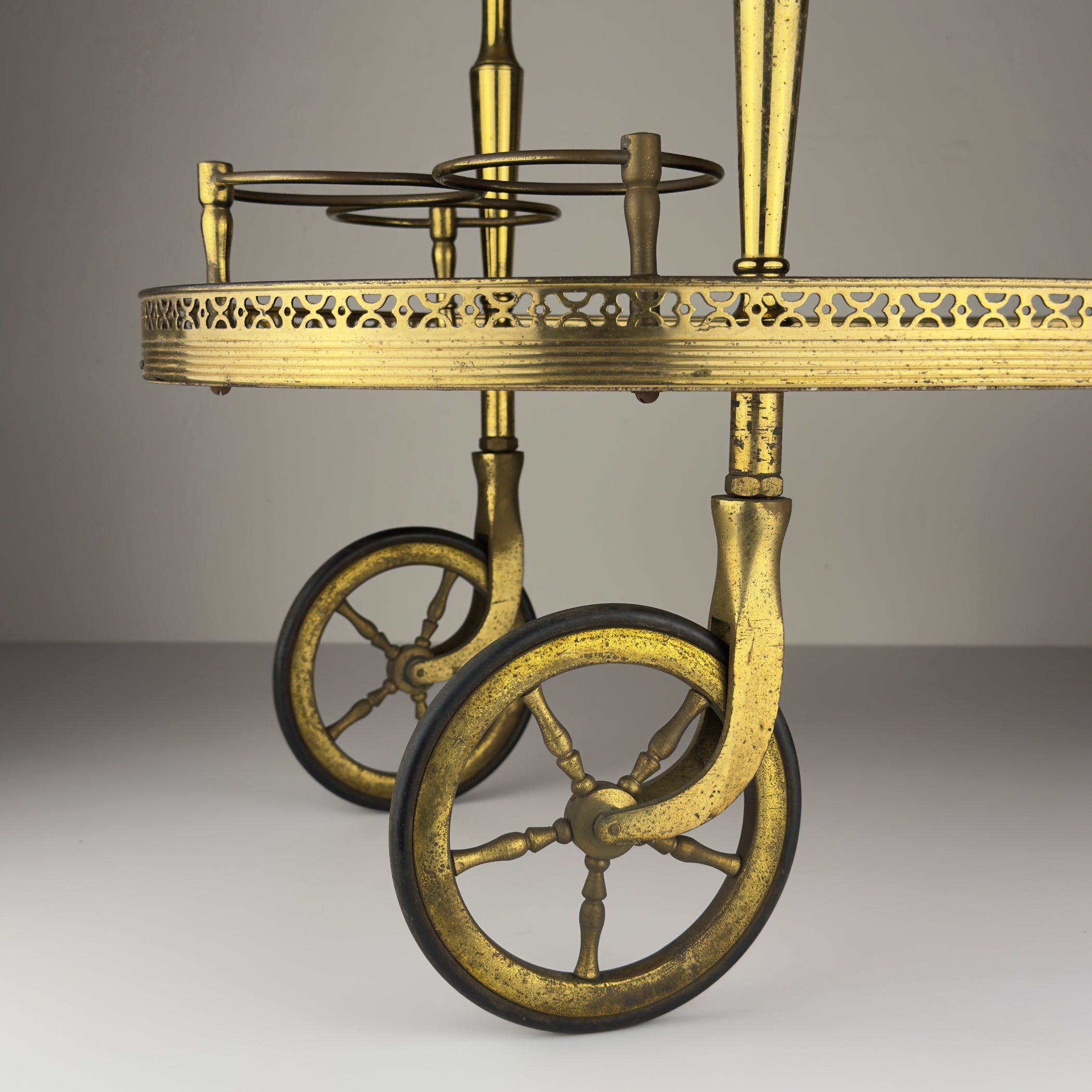 Vintage Bar Cart, Italy 1960s, Mid-Century modern