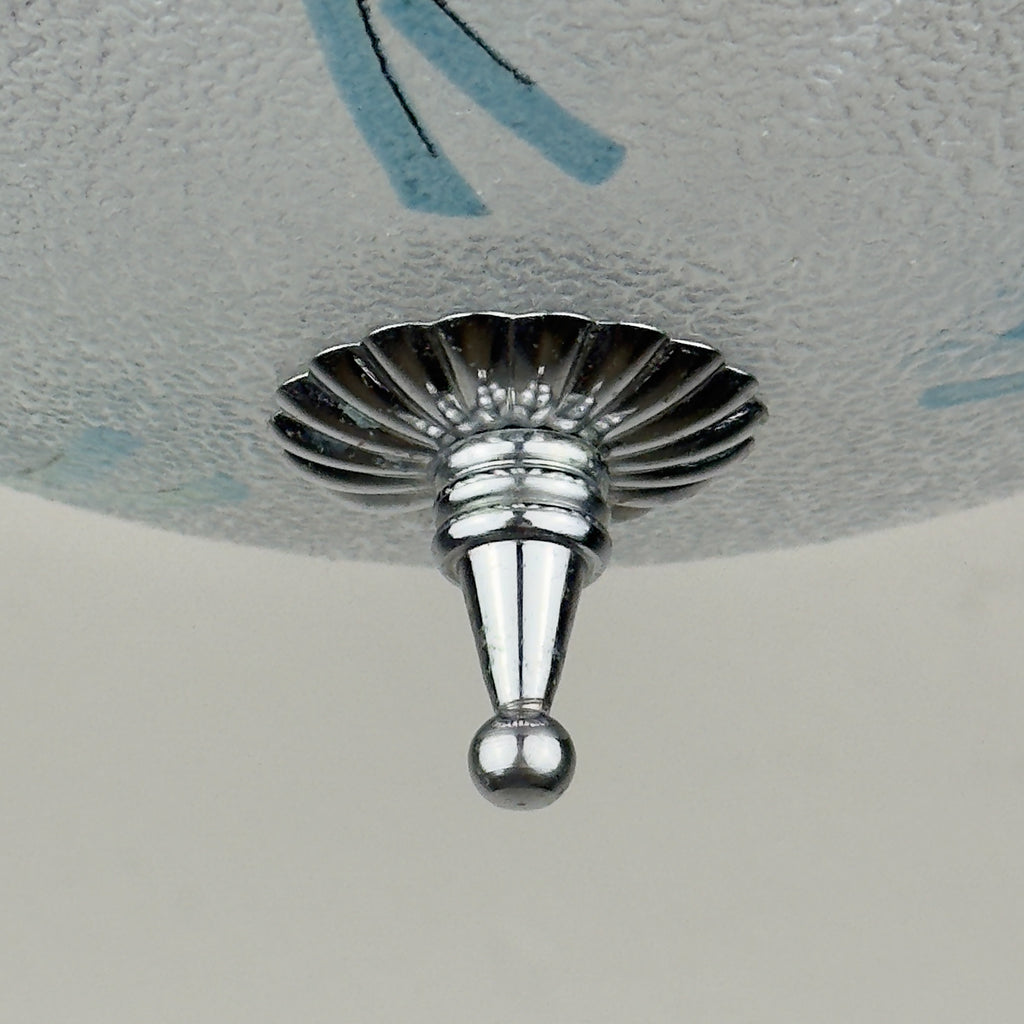 Vintage Pendant Light Flower, Italy 1960s