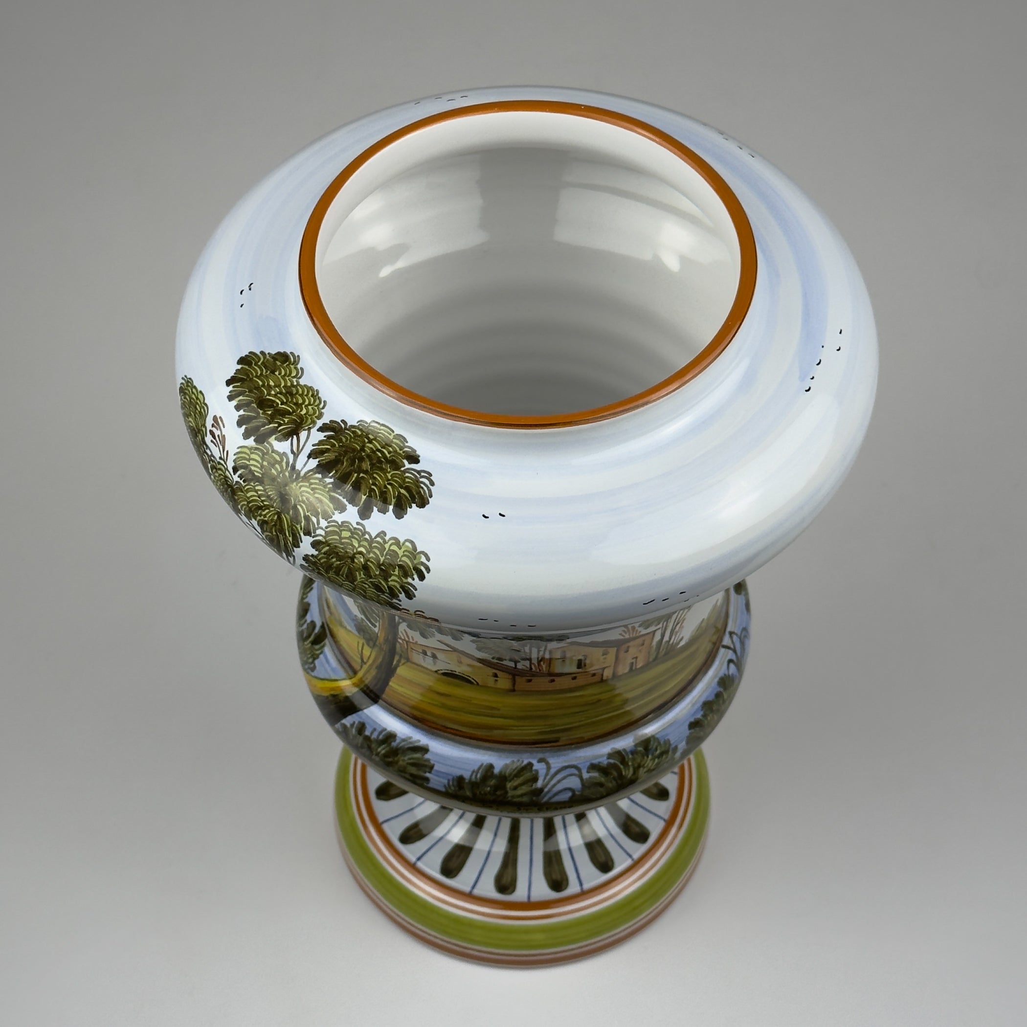 Vintage vase with lid by Lorenzo Di Stefano, Italy, late 20th Century