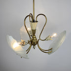 Antique chandelier, in style of Pietro Chiesa For Fontana Arte, Italy, 1930s