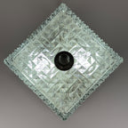 Vintage crystal ceiling lamp, Italy 1960s