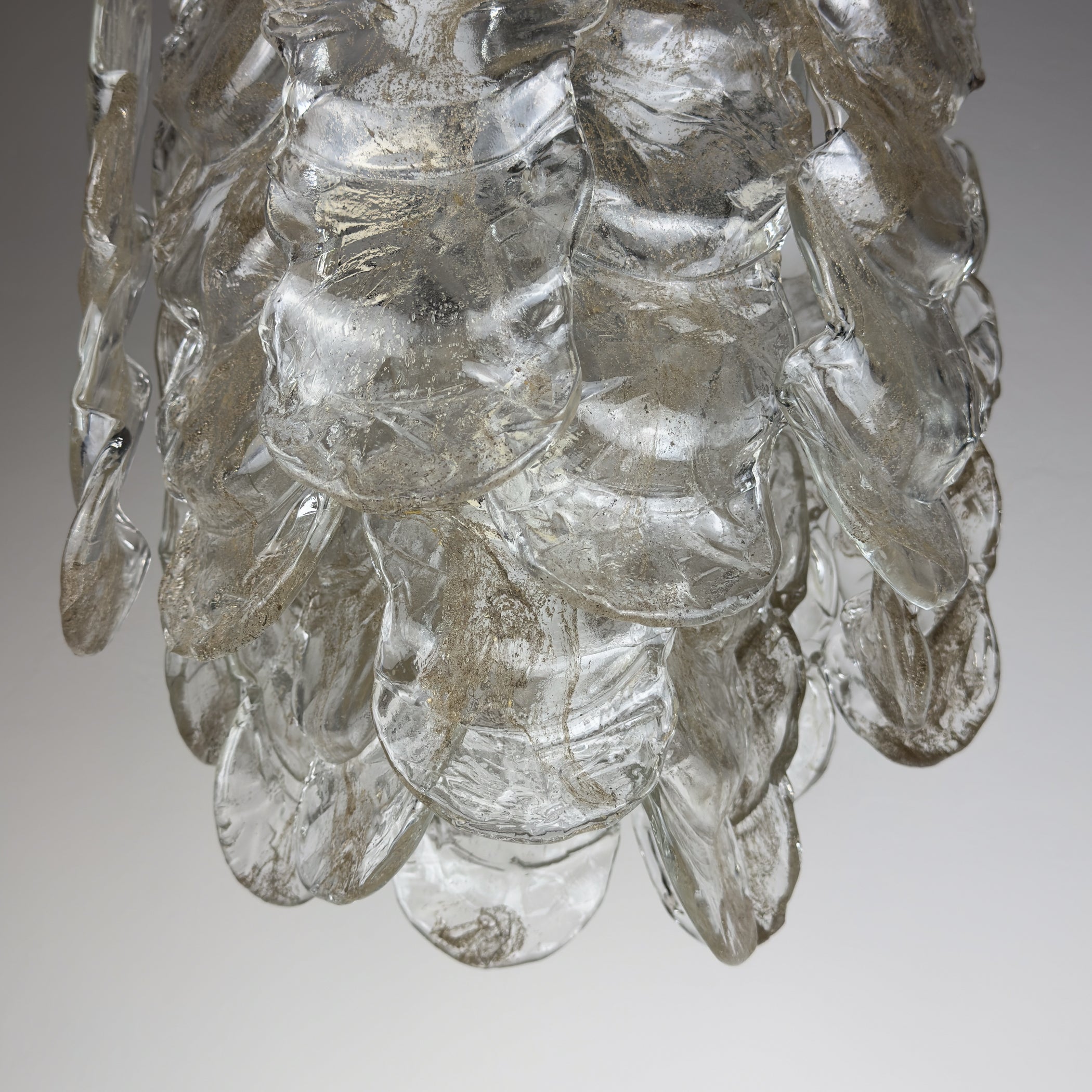 Vintage Murano chandelier by Mazzega, Italy 1970s