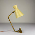 Vintage metal table lamp by Stilnovo, Italy 1950s