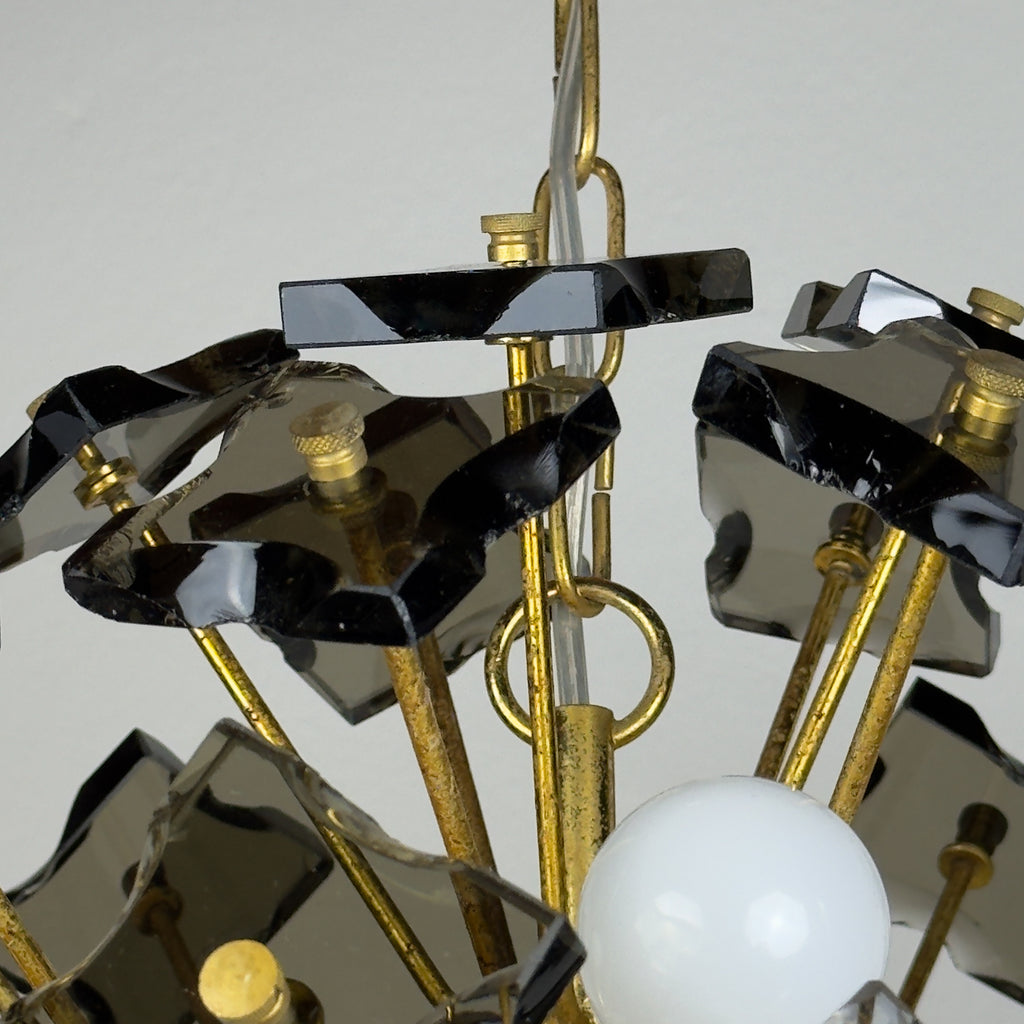 Mid-century Sputnik chandelier by Fontana Arte, Italy 1970s