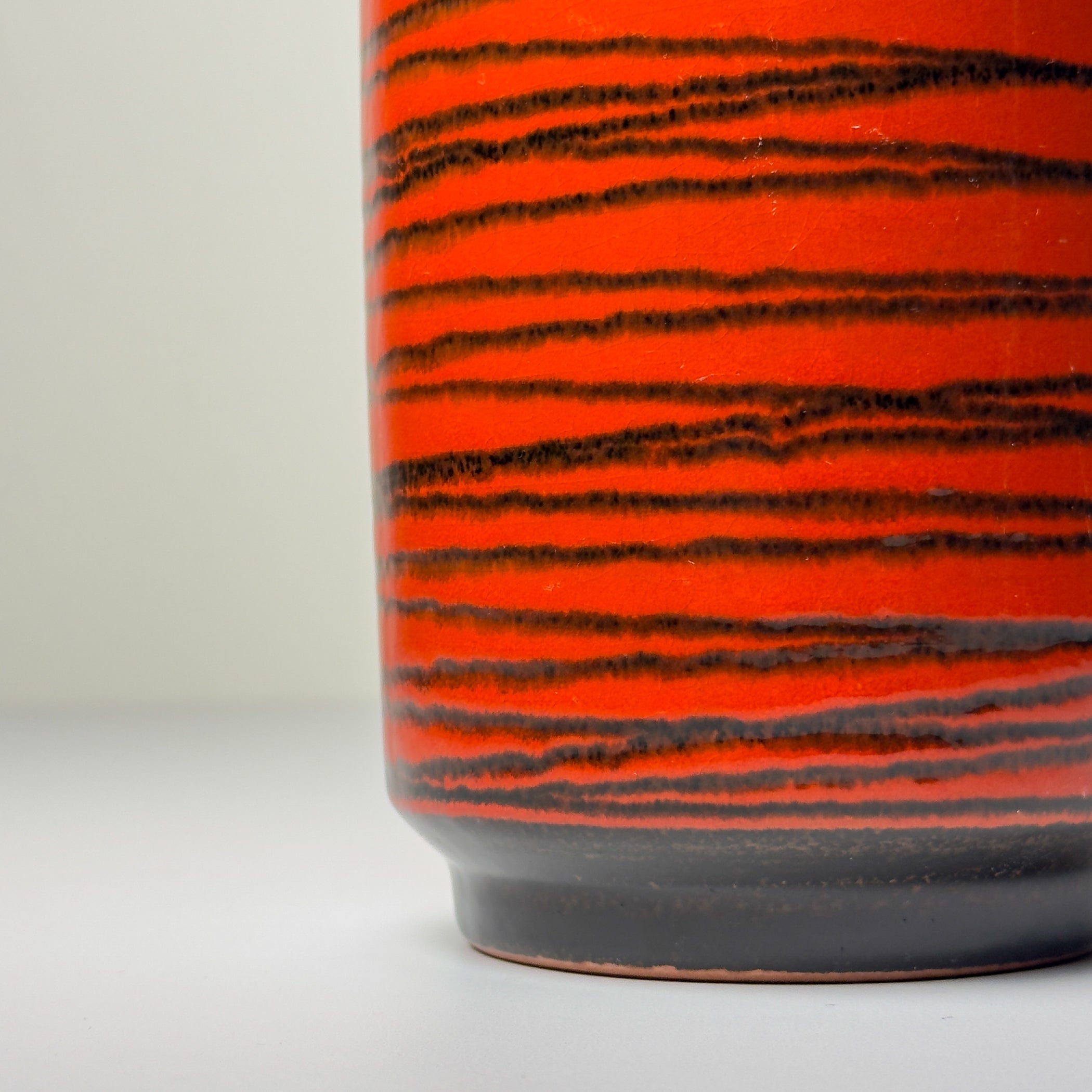 Vintage ceramic vase Rio, Ursula Fesca Design for Waechtersbach, West Germany, 1970s