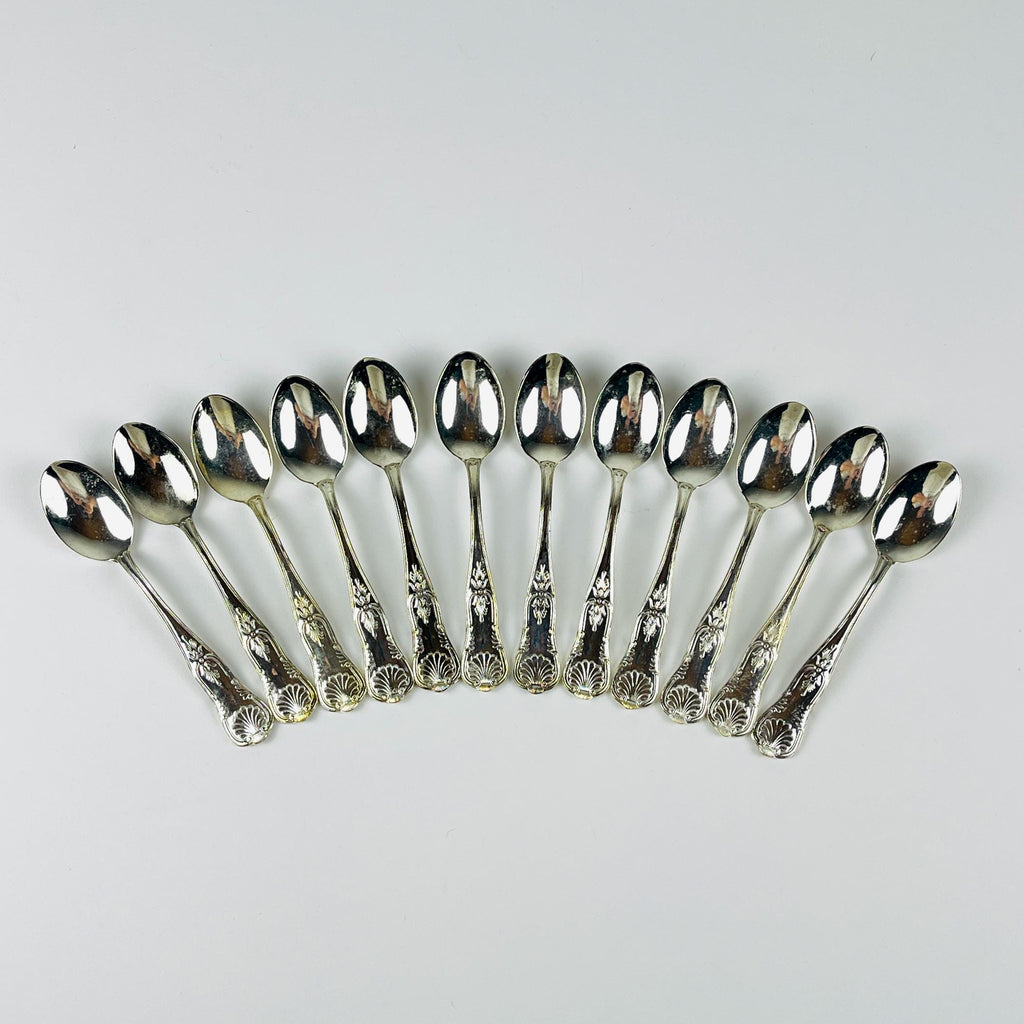 Vintage Silver Cutlery Set for 12 people, Italy, 1960s