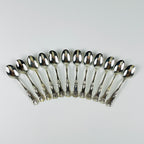 Vintage Silver Cutlery Set for 12 people, Italy, 1960s
