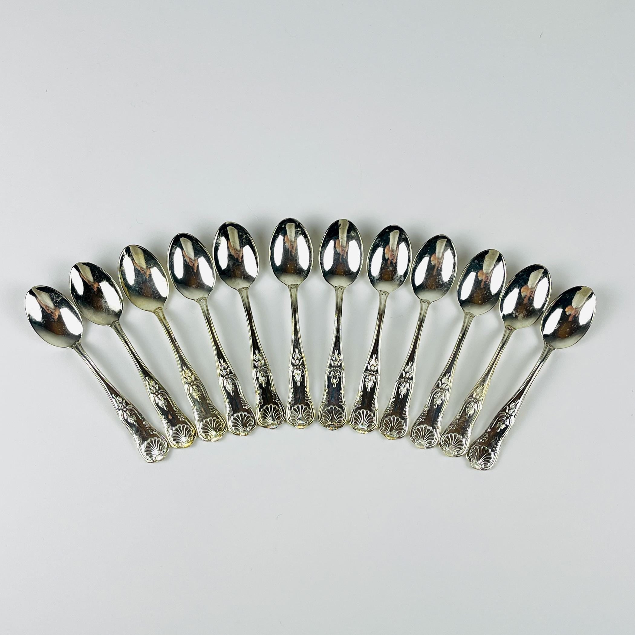 Vintage Silver Cutlery Set for 12 people, Italy, 1960s