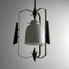 Vintage pendant lamp by Stilnovo Italy 1950s Mid-century italian lighting