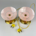 Vintage Italian Table Lamps: Mid-Century Modern Space Age UFO Lights