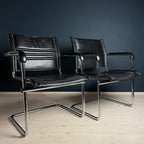 Mid-Century Bauhaus Cantilever Chair Set: Stol Kamnik, Mart Stam Design