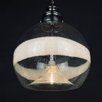 Large Murano Pendant Lamp: Ettore Fantasia & Gino Poli, 1960s Space Age