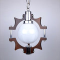 Vintage murano pendant lamp Mazzega Italy 1970s MCM Space Age